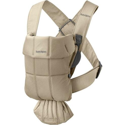 Porte-bébé Mini Tissé Beige - BABYBJÖRN