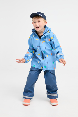 Nordbjørn Saltö Regnsett, Dotty Silver Lake Blue