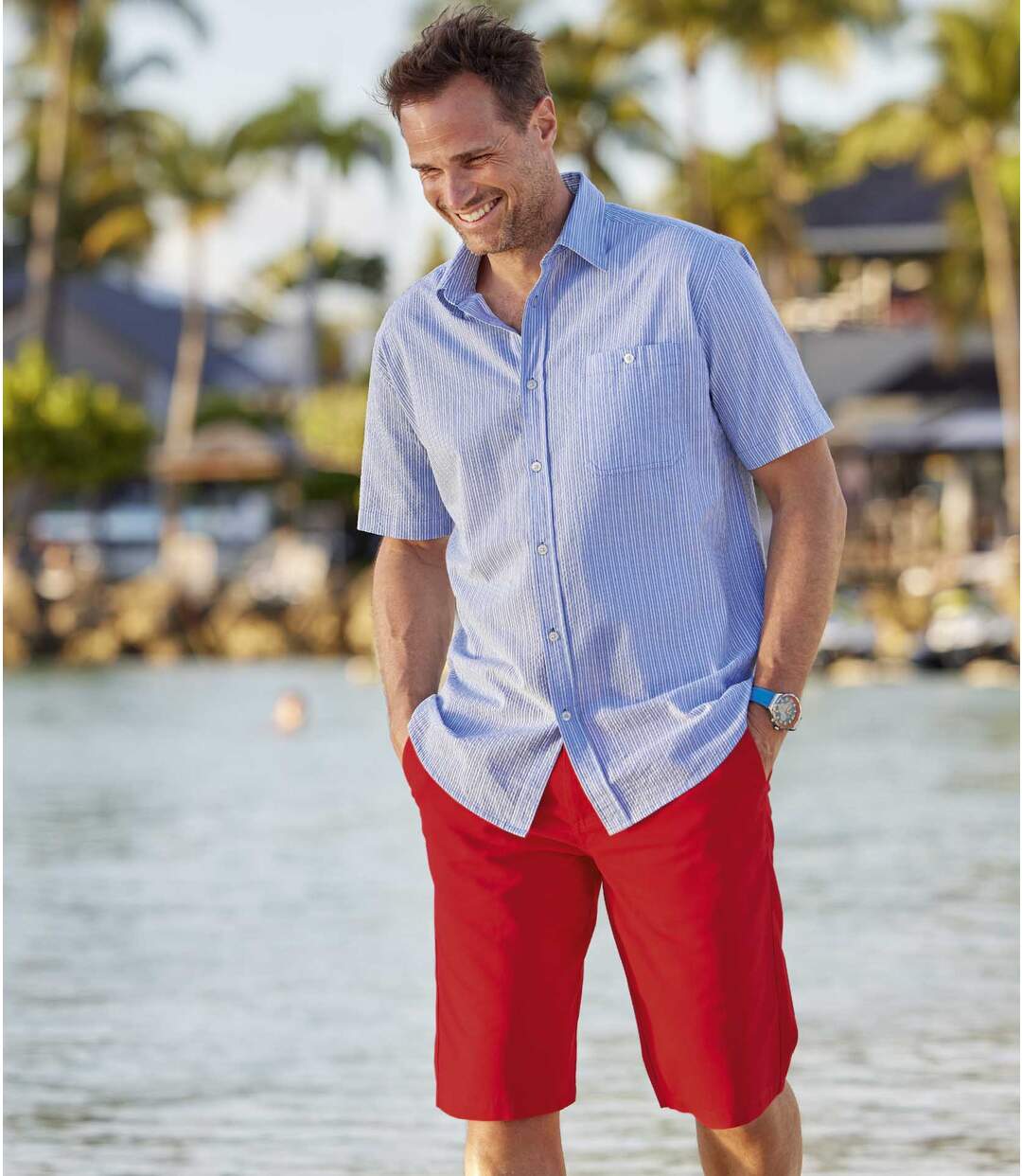Bermuda Chino Rouge