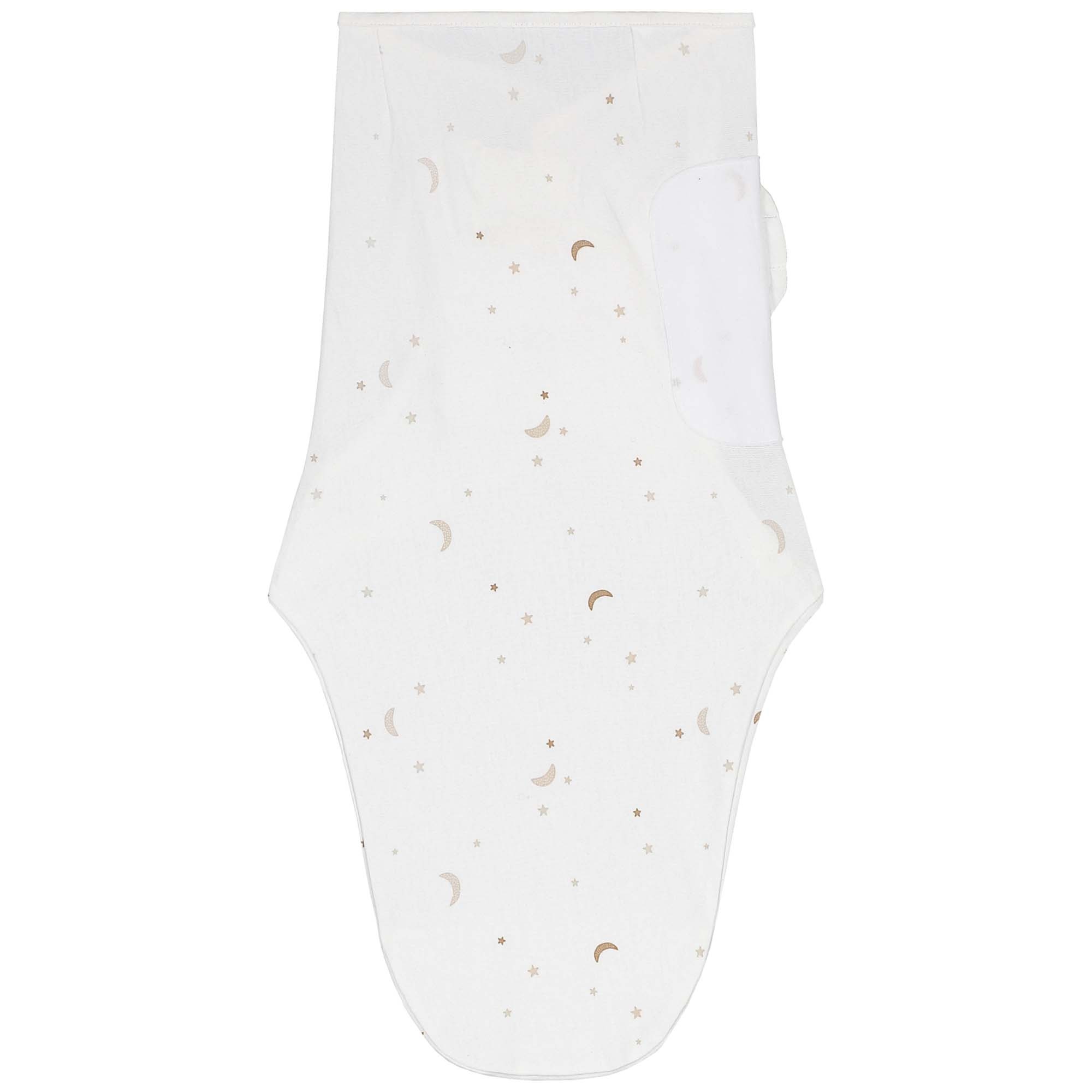 Prénatal swaddle inbakerdoek wit