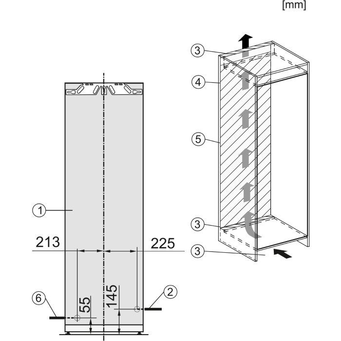 Miele Einbau-Gefrierschrank FNS 7794 E