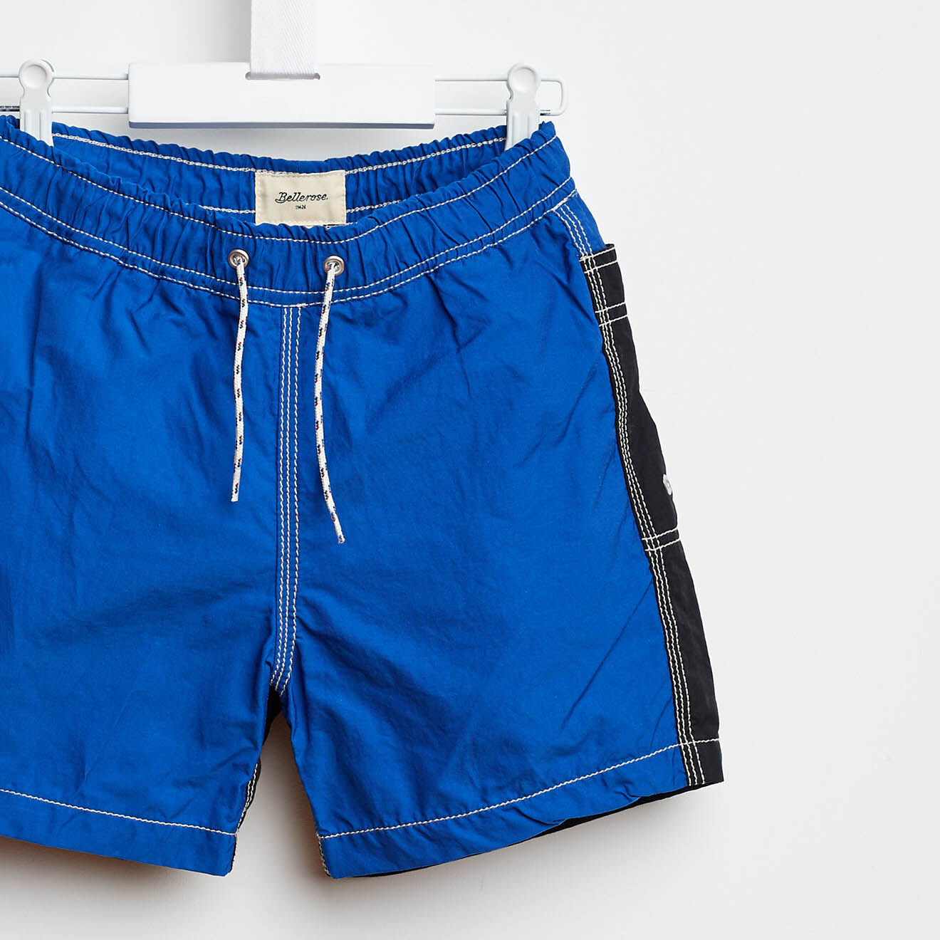 Bellerose Short de bain Lazo bicolore bleu/noir