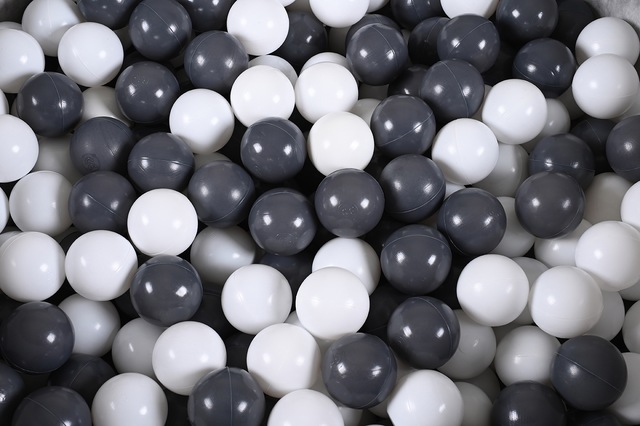 Knorrtoys® Bällebad »Soft, Grey White Stars« mit 300 Bällen Grey/creme; Made in Europe