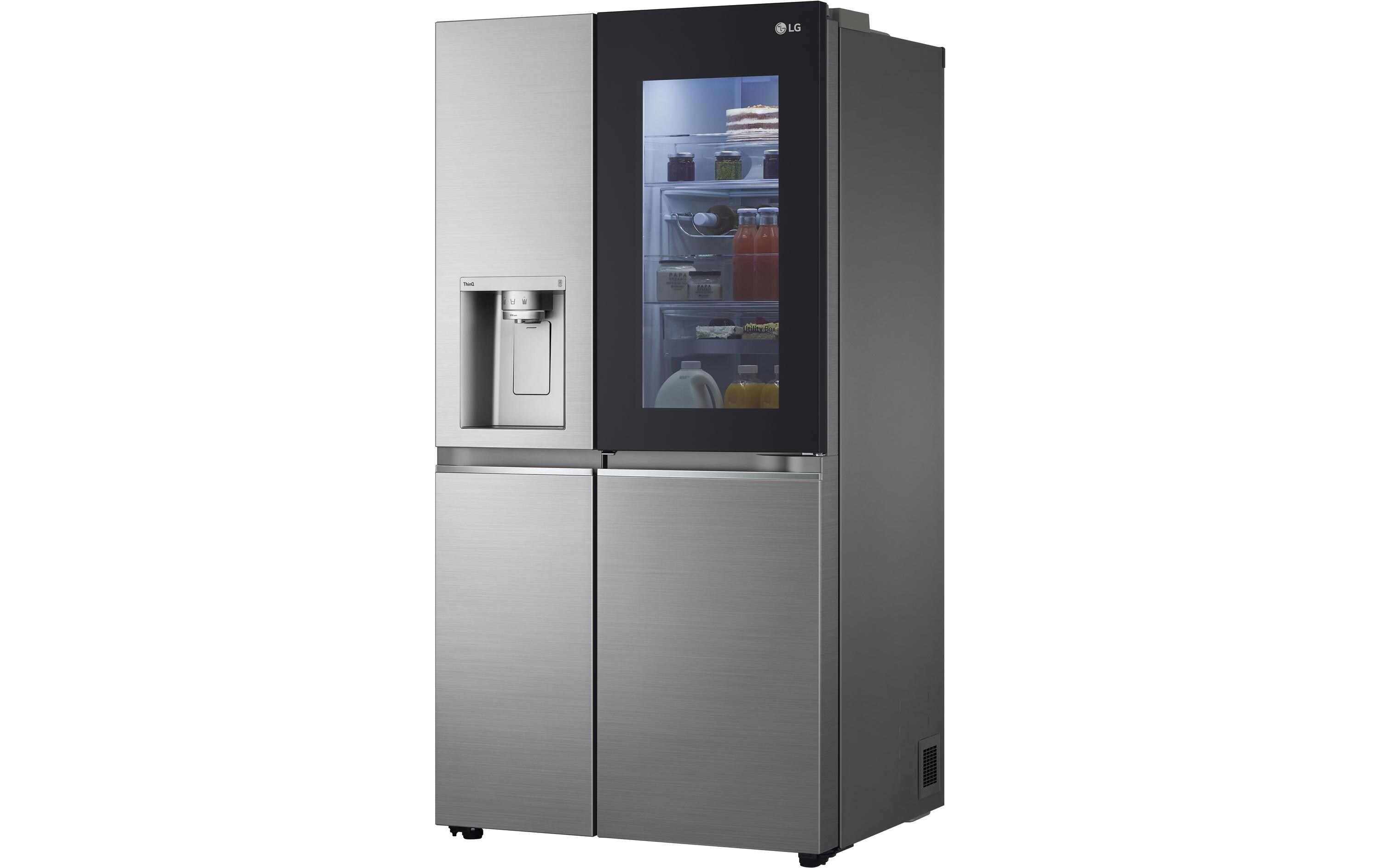 Foodcenter GSXV91PZAE Silber<br>Side by Side Kühl-Gefrier Gerät mit InstaView Door-in-Door