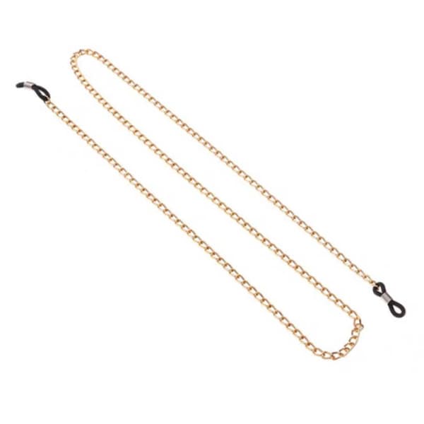 Senils String Gold Chain Egelassed Eyreglassed Nectine's