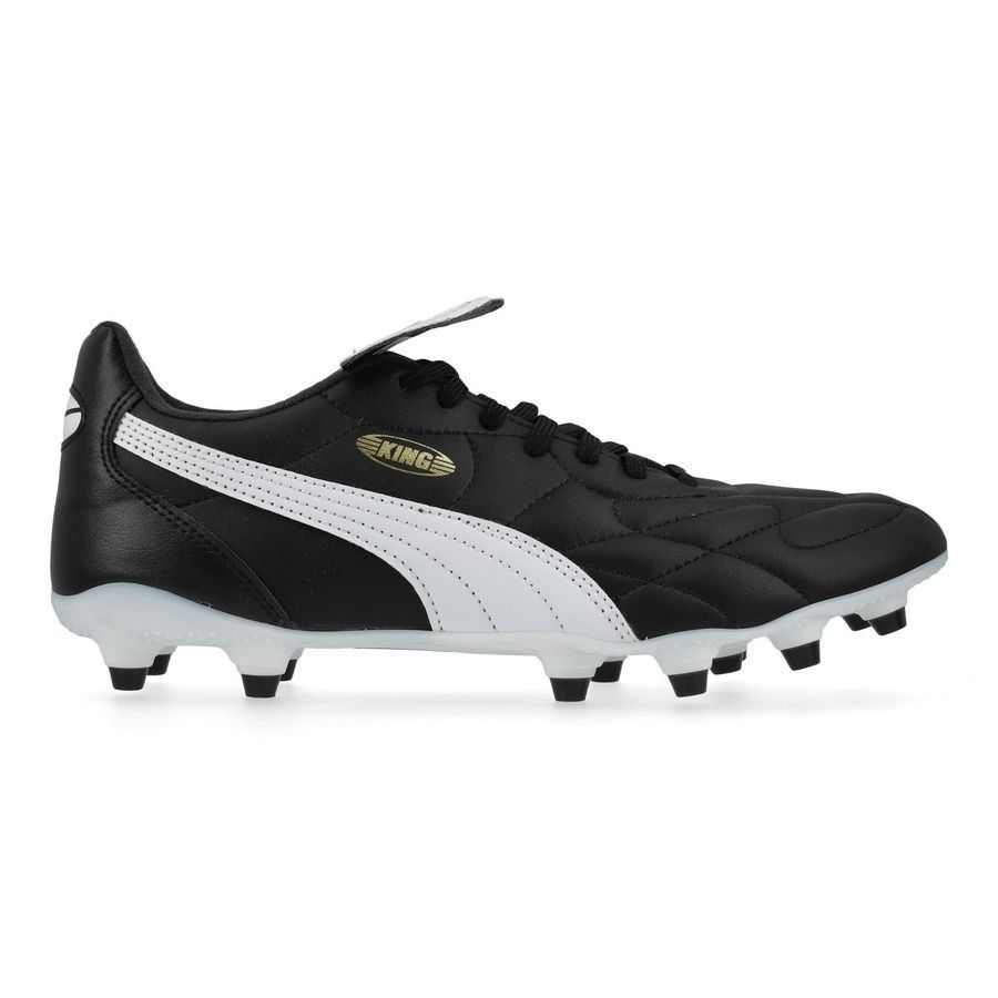 PUMA King Top FG/AG - Noir/Blanc/Doré