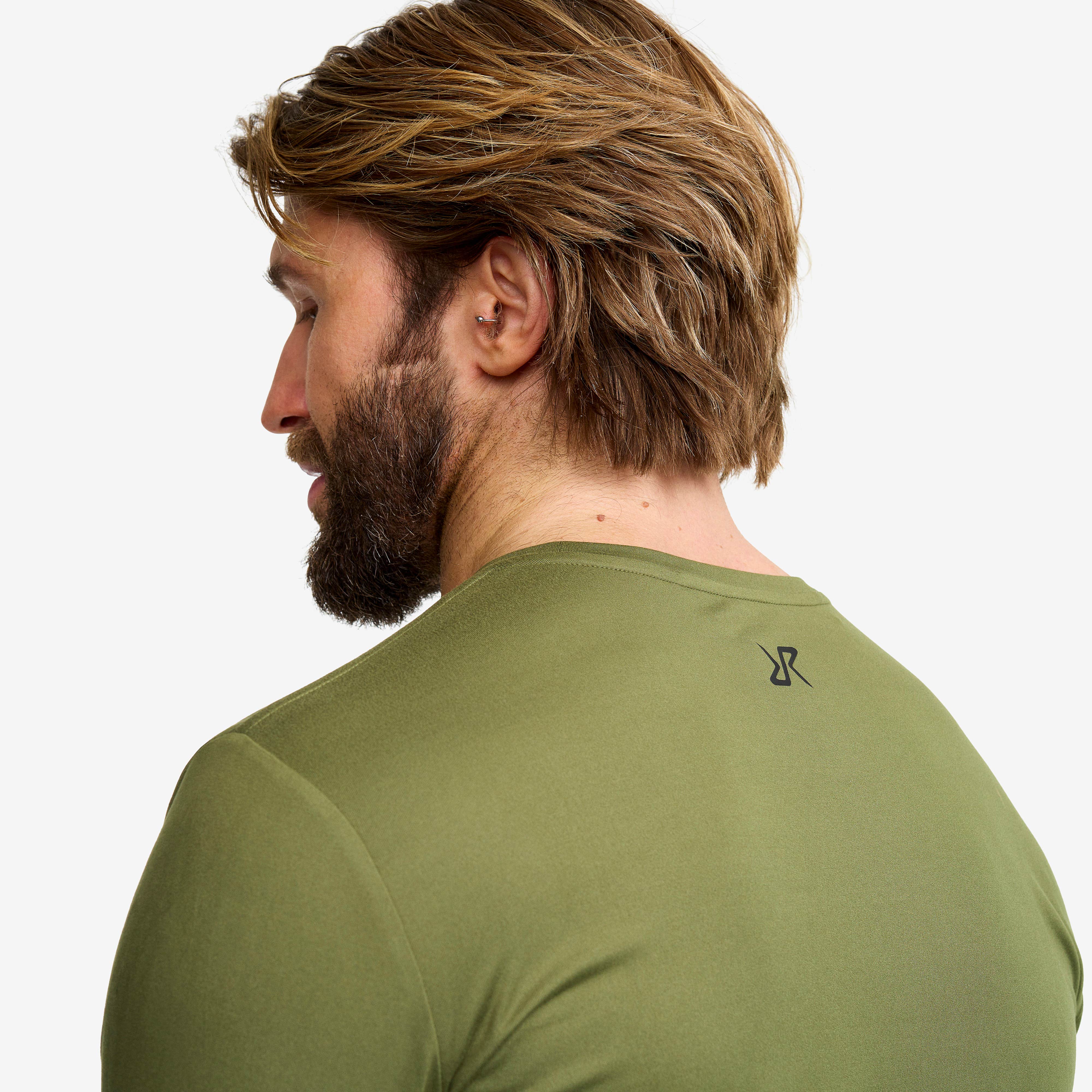 Mission Logo Long-sleeved T-shirt Herre Cypress