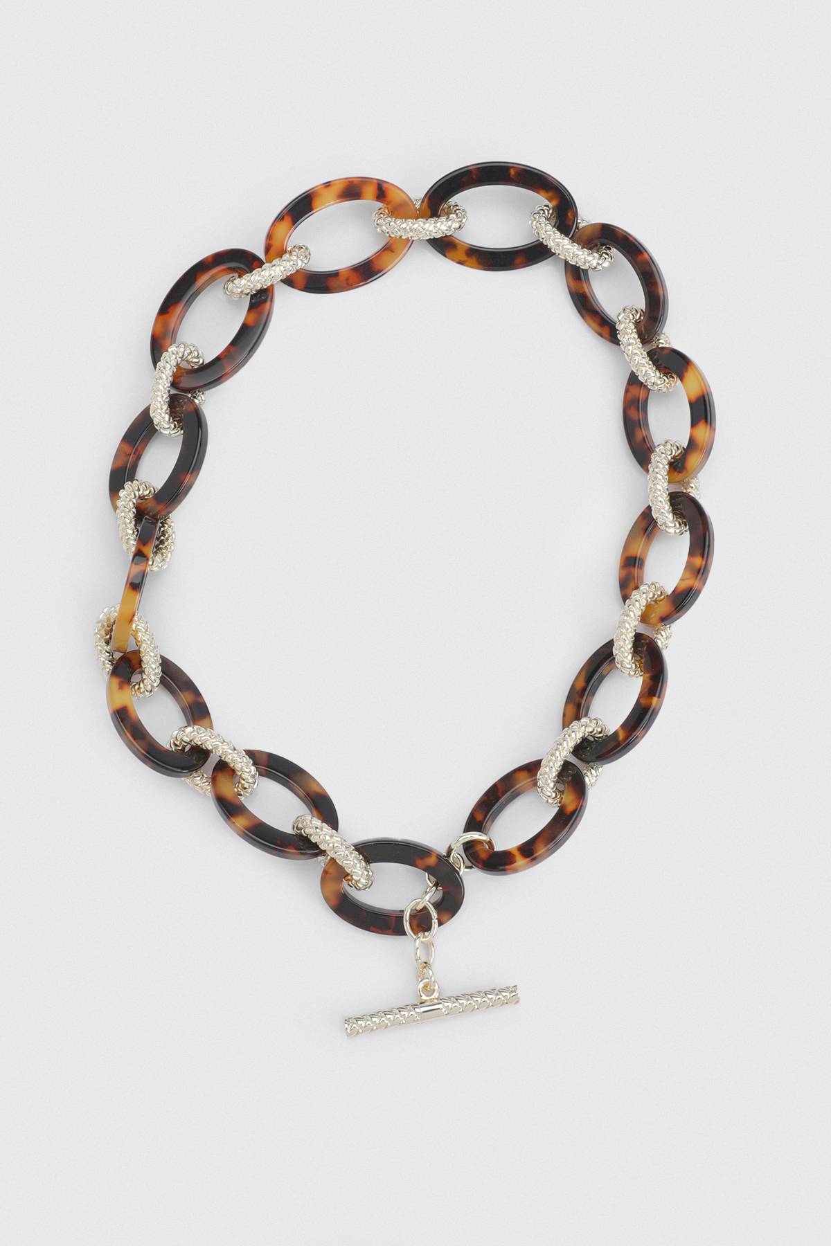 KarenMillen Collier à Maillons Tressés en Acrylique
