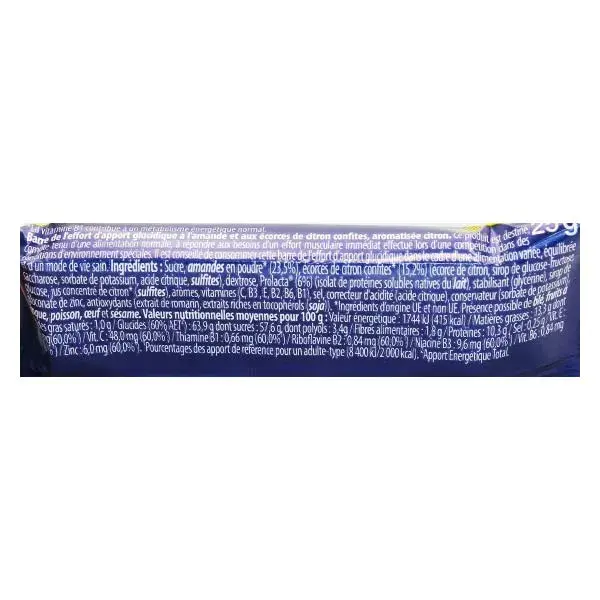 Apurna Barre Energie Ultra Fondante Citron Amande 25g