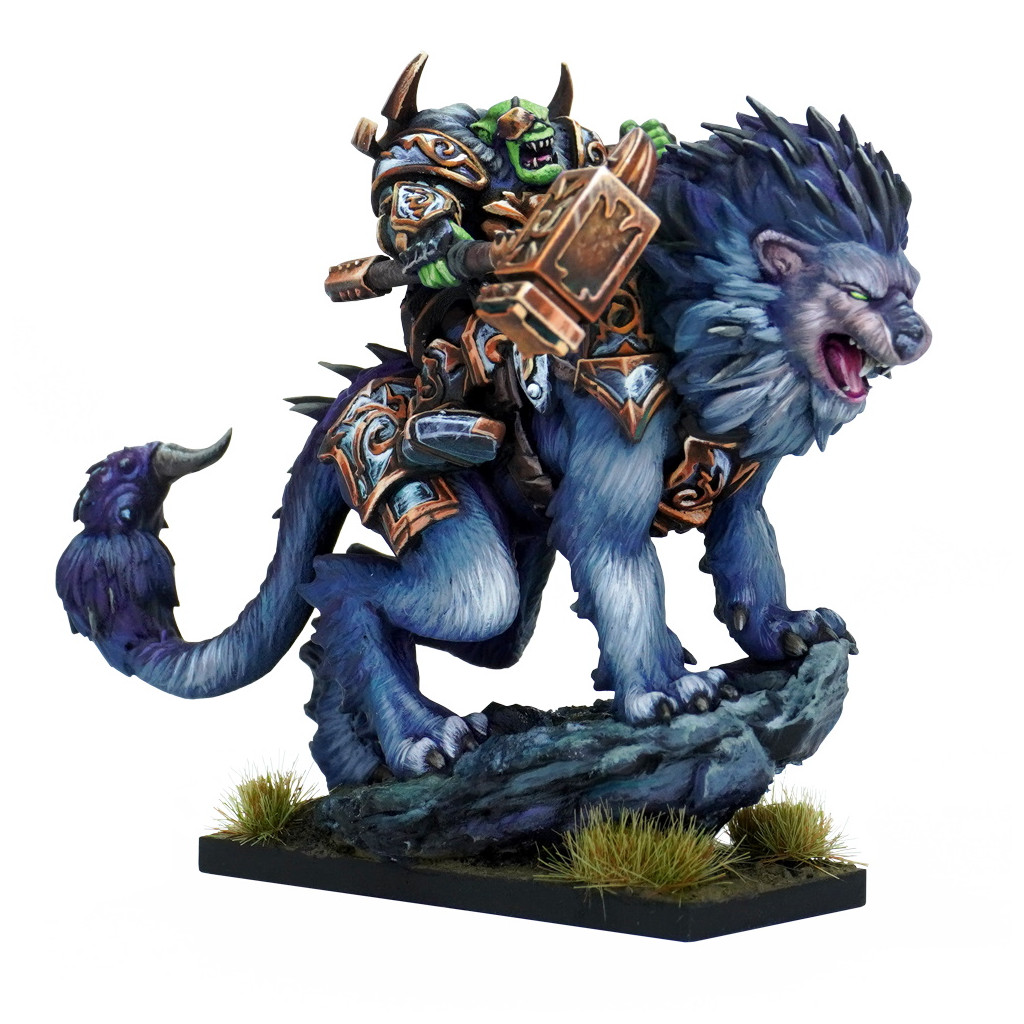Kings of War - Riftforged Orc - Stormbringer on Manticore
