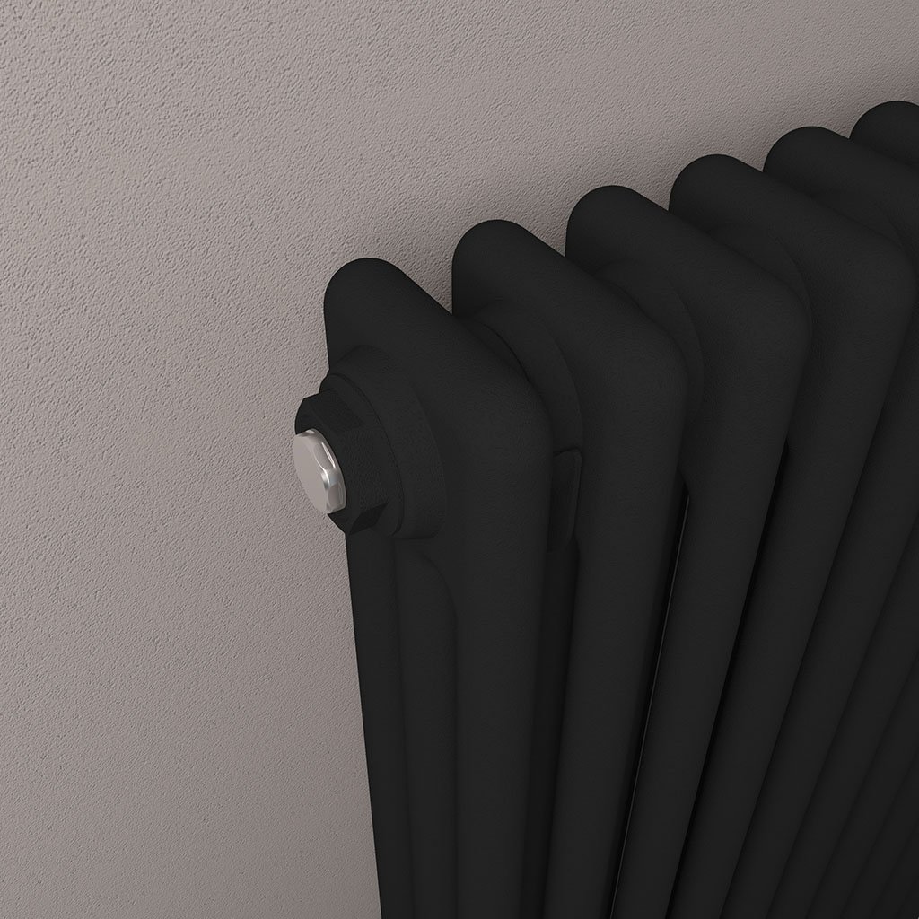 Eastbrook Imperia 3 koloms radiator 40x180cm 2099W zwart mat