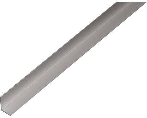 Aluminium hoekprofiel, zilver geanodiseerd, 9,5x7,5x1,5 mm, 1 m