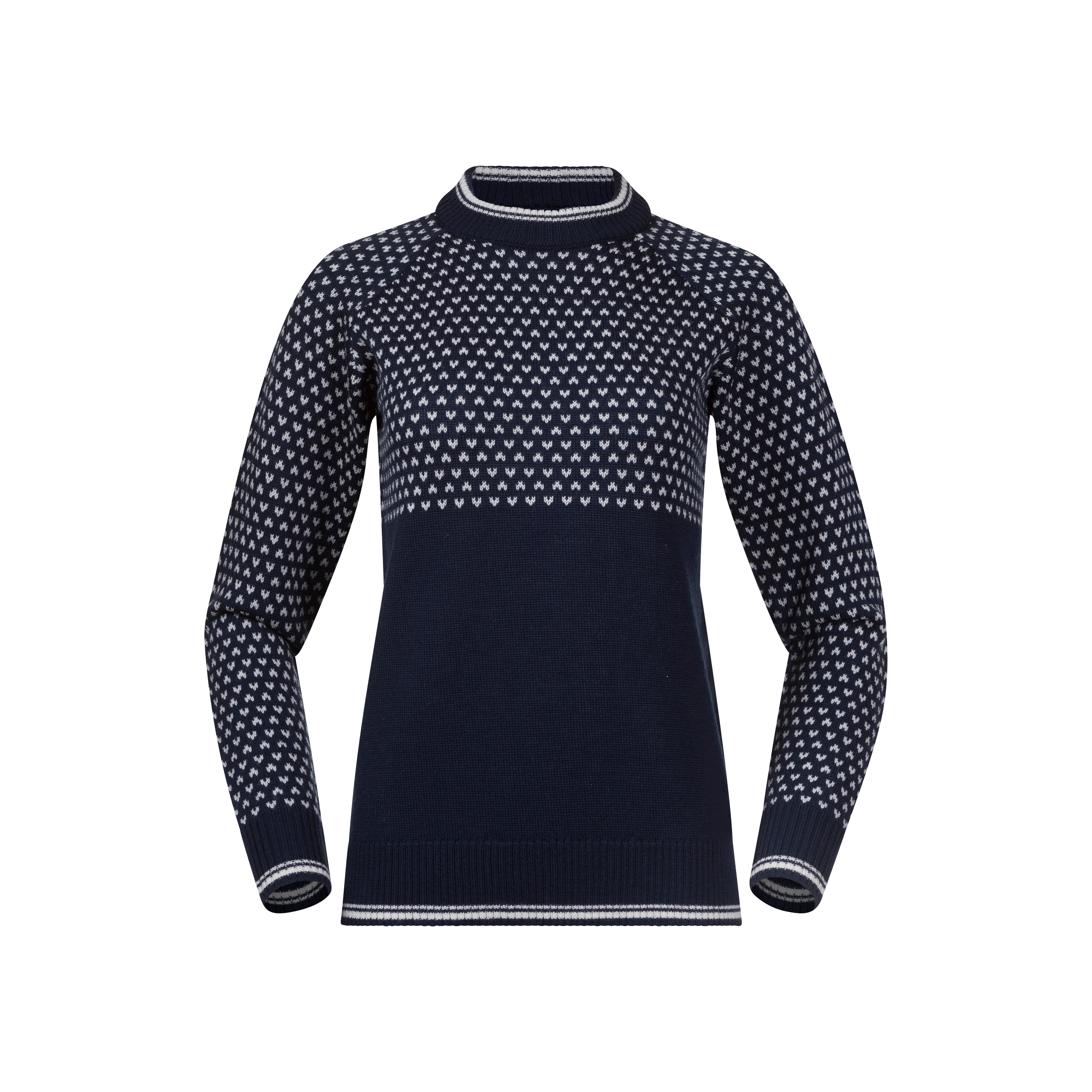 Alvdal Wool W Jumper Navy / Vanilla White