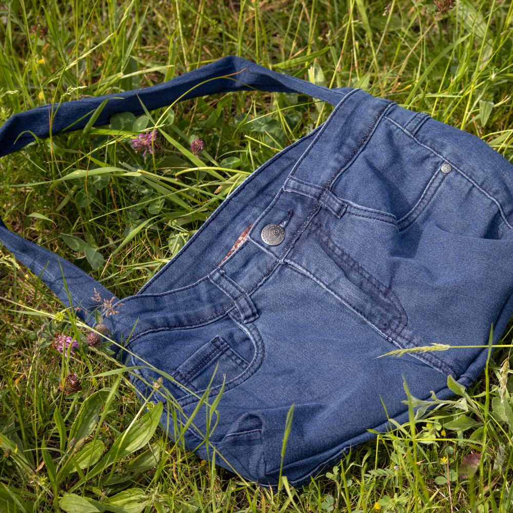 Schoudertas Zeeman x Oxious Denimblauw kopen? Goed en goedkoop