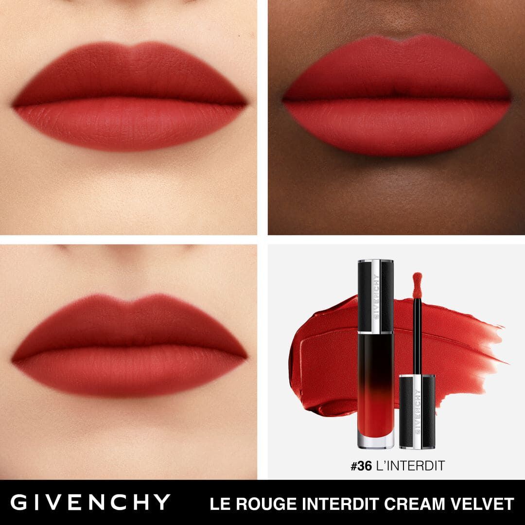 GIVENCHY LÁBIOS Le Rouge Interdit Cream Velvet