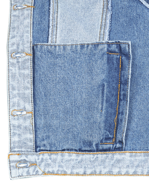 Vila - VIMALUSA L/S 2IN1 DENIM - Bleu clair