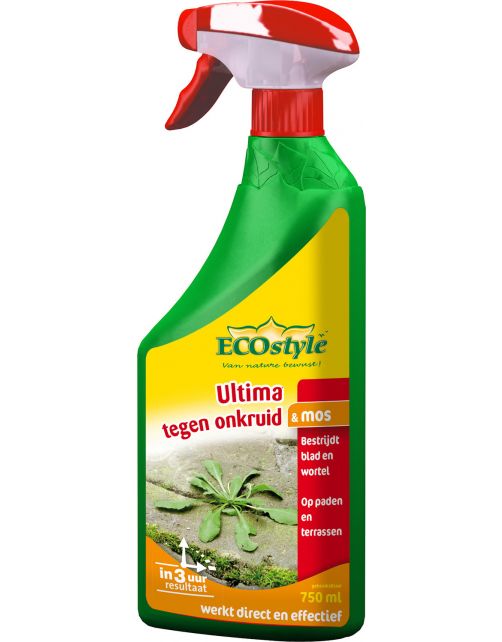 Ecostyle Ultima Onkruid & Mos Gebruiksklaar - Onkruidbestrijding - 750 ml