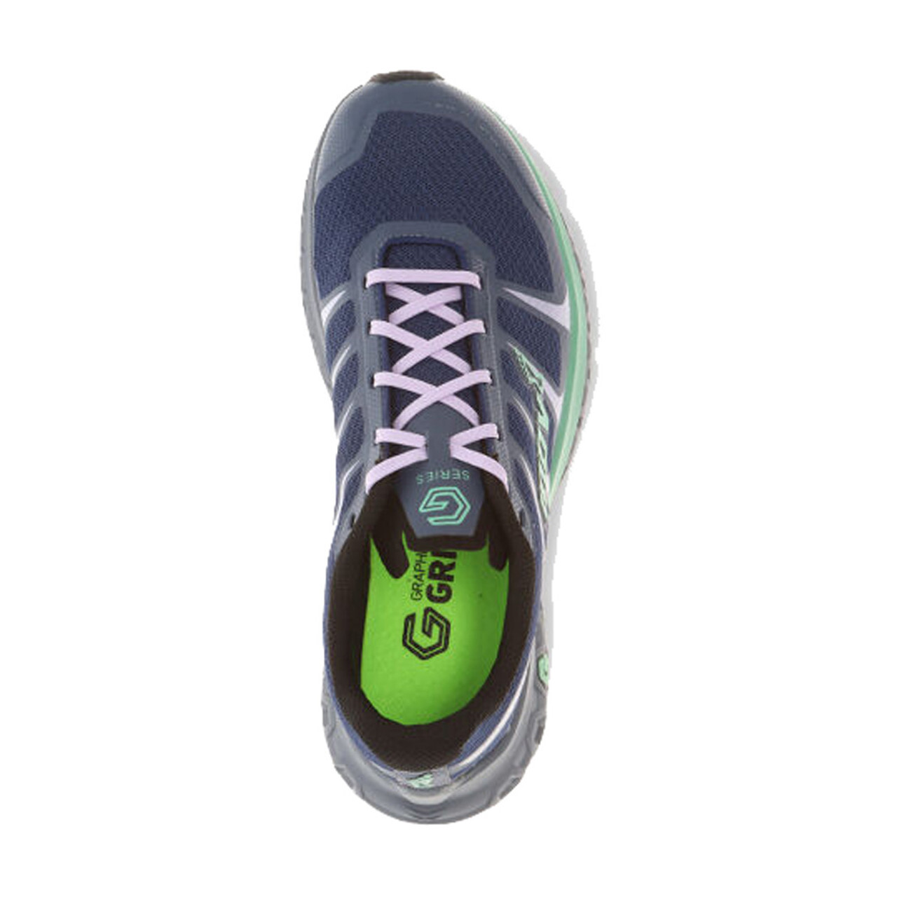 Inov-8 TrailFly Ultra G 300 Max Trail Hardloopschoenen Blauw/Groen Dames