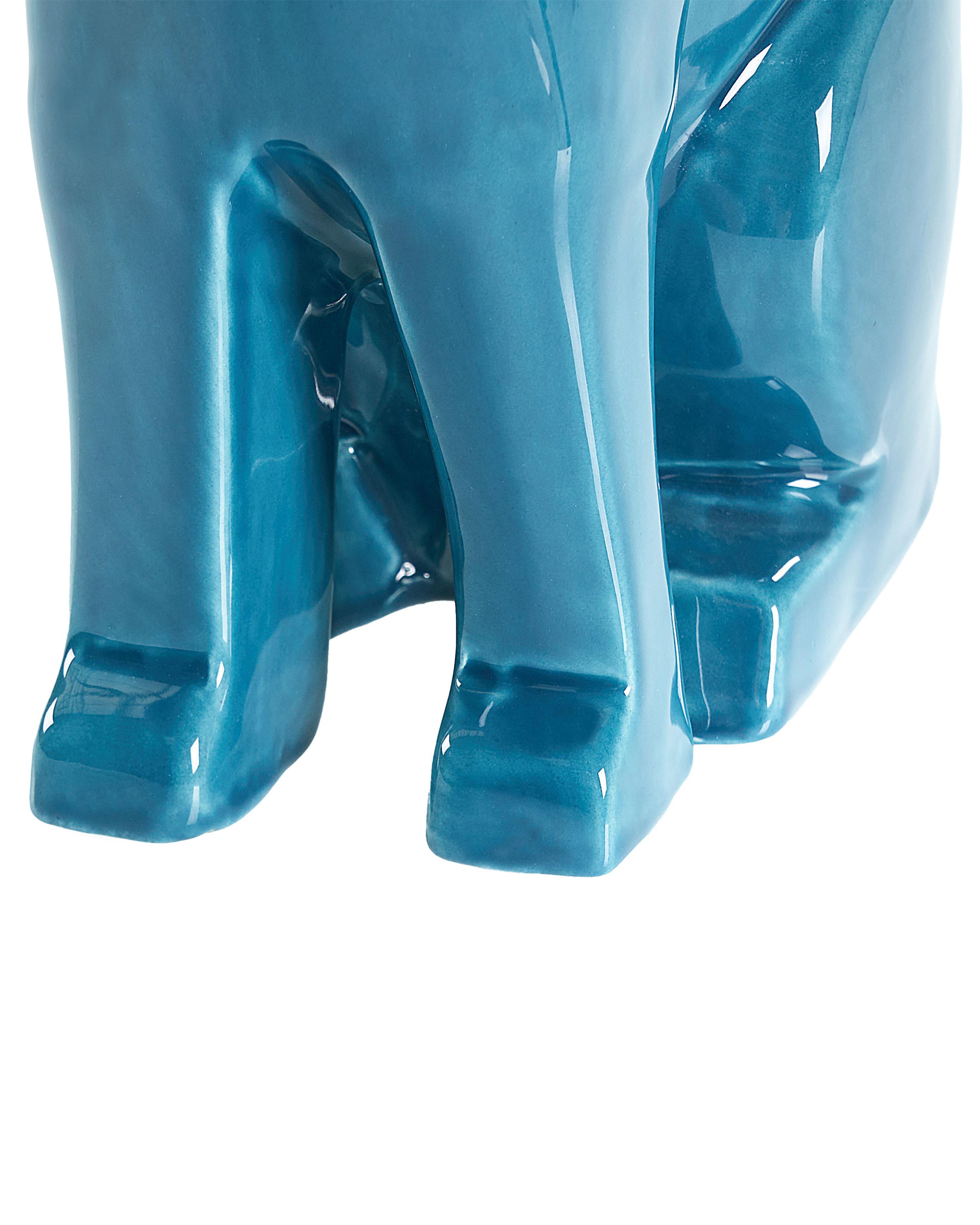 Figuur Konijn JAMBLES Keramiek Blauw
