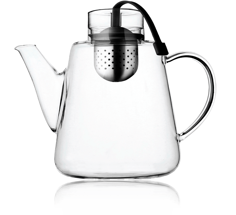 Théière en verre 1,5L avec filtre inox-VIALLI DESIGN - Amo