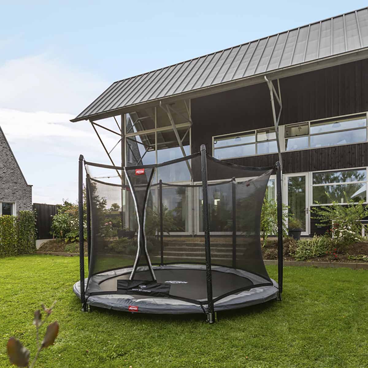 Bergtoys BERG Favorit Trampolin - InGround + Safety Net Comfort