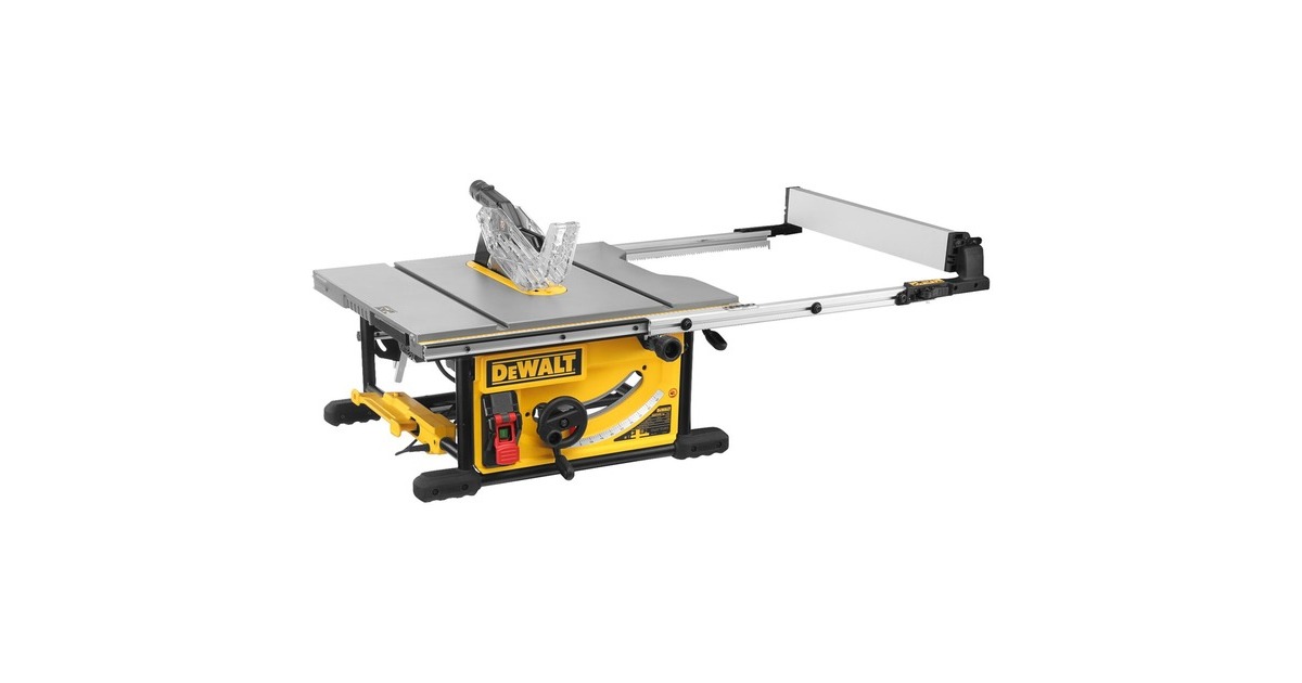 DEWALTDWE7492-QS Tafelzaag 250mm  tafelcirkelzaag  (Geel/zwart, 2.000 Watt)
