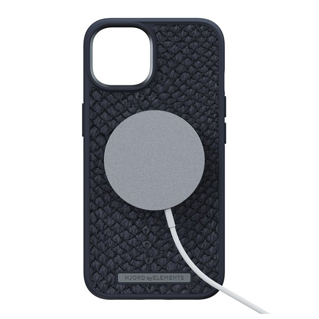 iPhone 14 MagSafe Lachsleder Hülle (NA41SL00) - Schwarz
