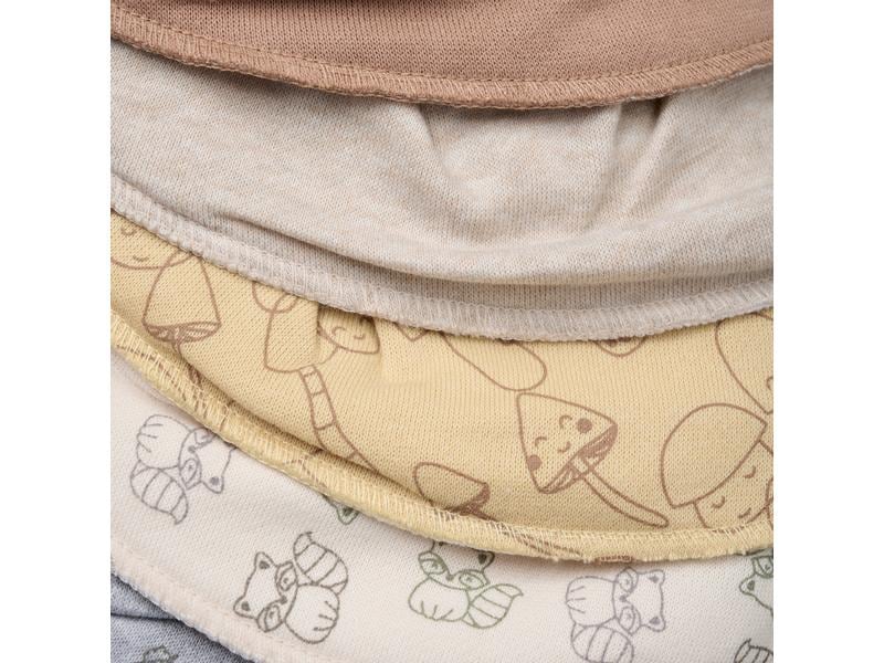 pippi Dreieckstuch Bandana Lätzchen 5er-Set Straw Praktische Lätzchen mit Mustern und in verschiedenen Farben