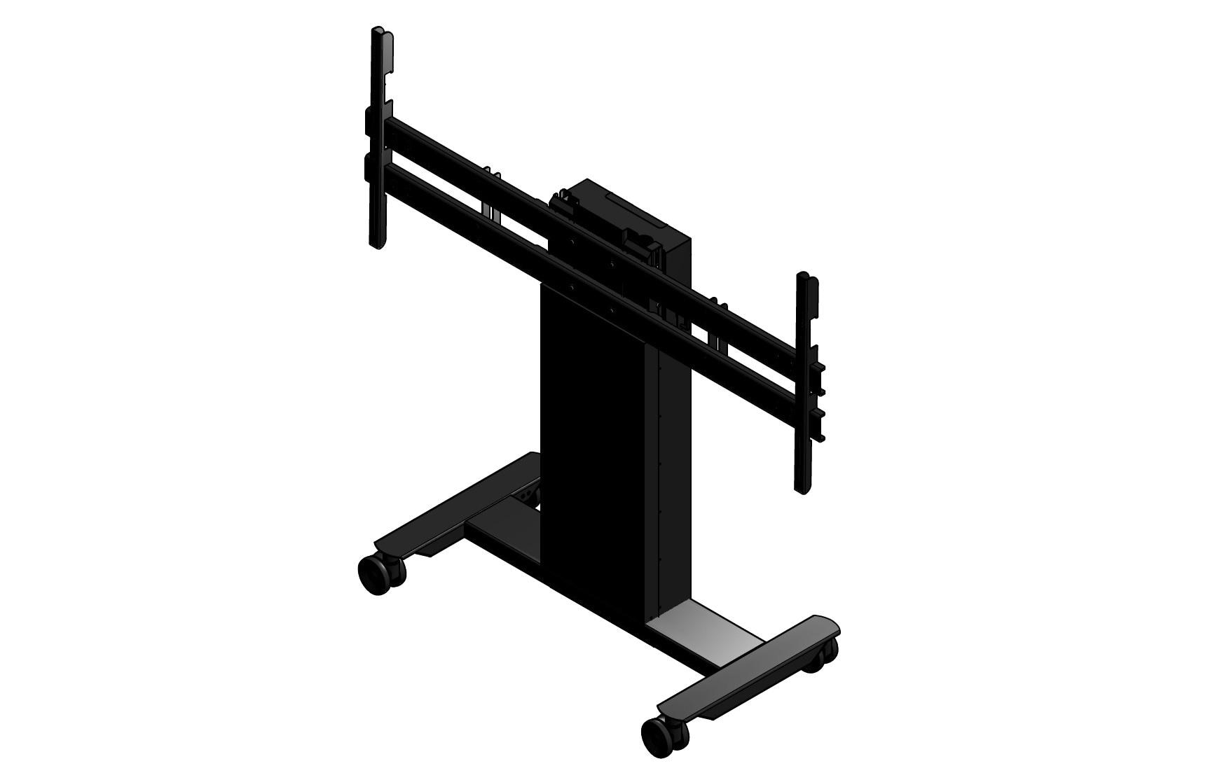 Adapter VESA zu Mobilift 0049 / 0193<br>VESA Adapter 0049 max 1500 x 600 mm, schwarz passend Mobilift DSS Art. 0049/0193, Metall