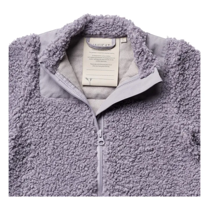 Wheat Veste Sherpa Matières Recyclées Vema | Mauve