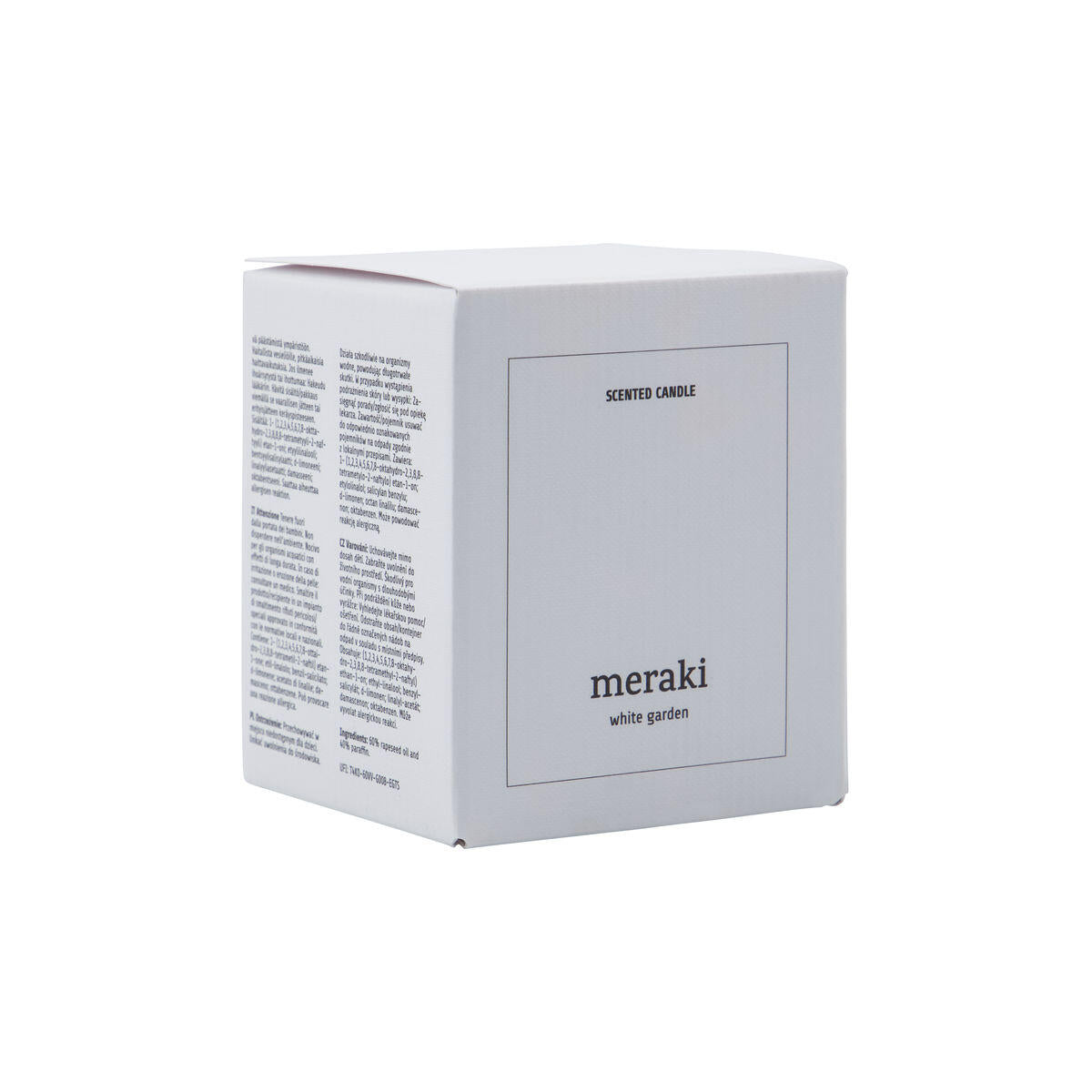 Meraki  Duftlys, White garden - 200g