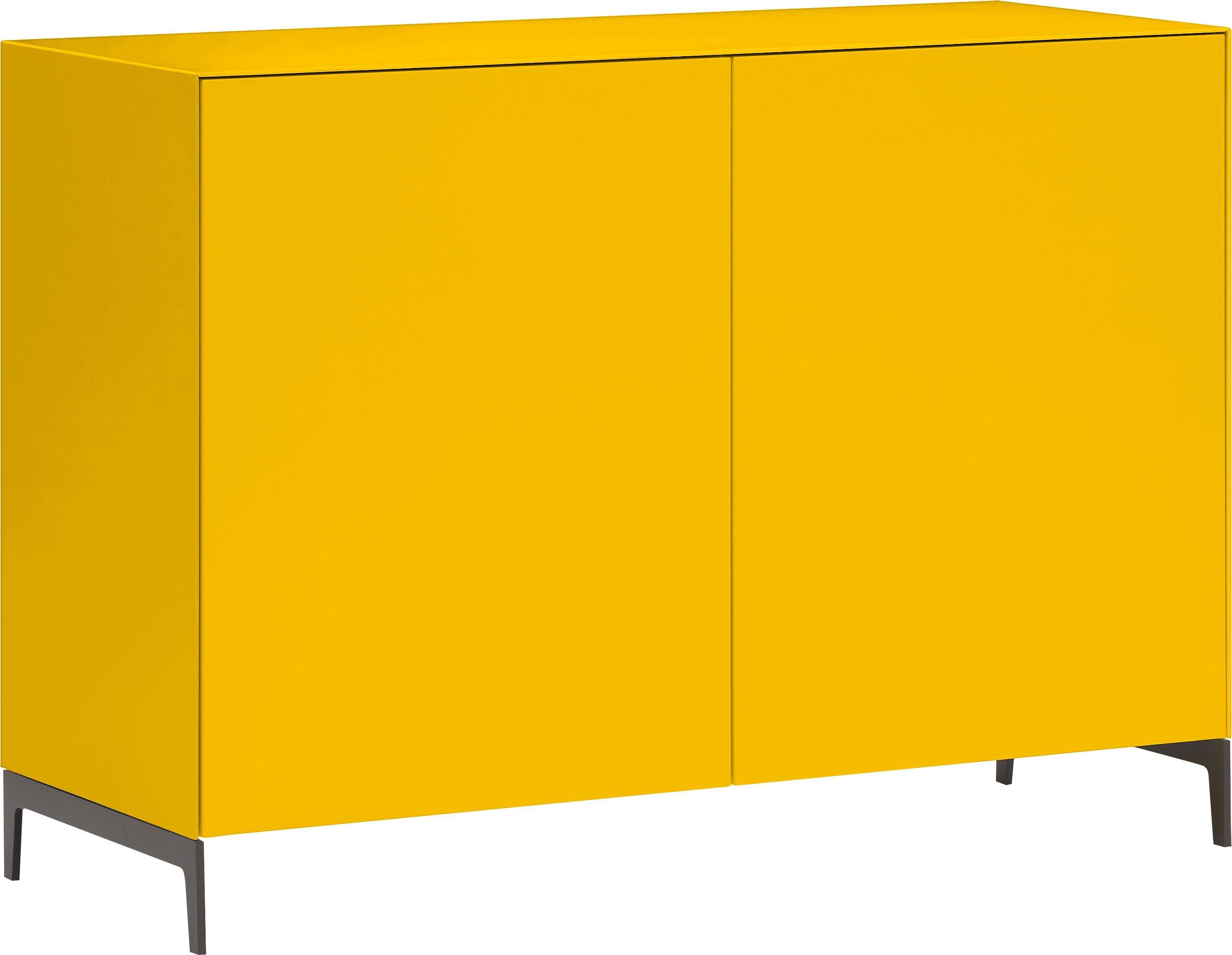 LUX Sideboard - Gelb / B: 120.0 cm x T: 46.0 cm x H: 86.5 cm