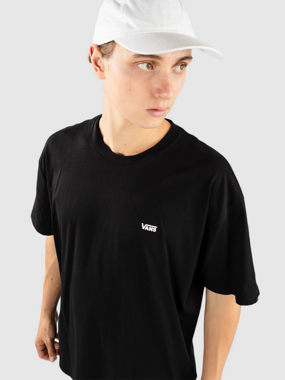 Vans Left Chest Logo T-Shirt black/white