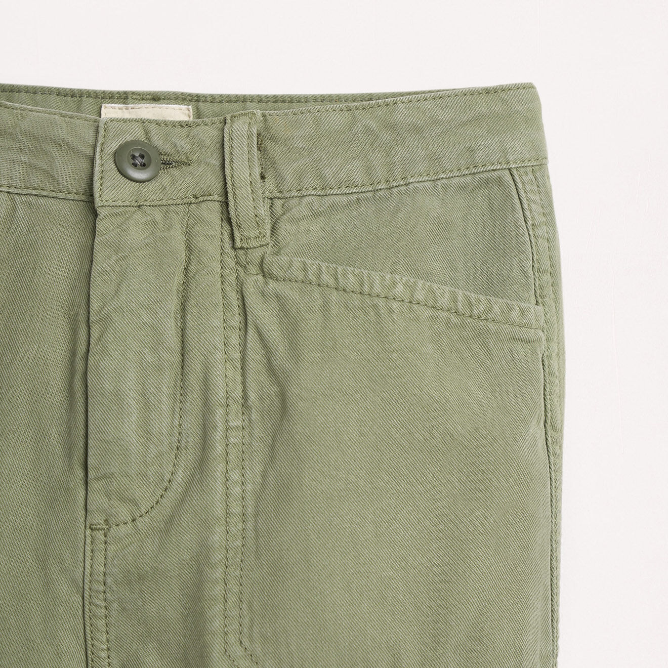 Bellerose Pantalon façon cargo Perrig kaki clair