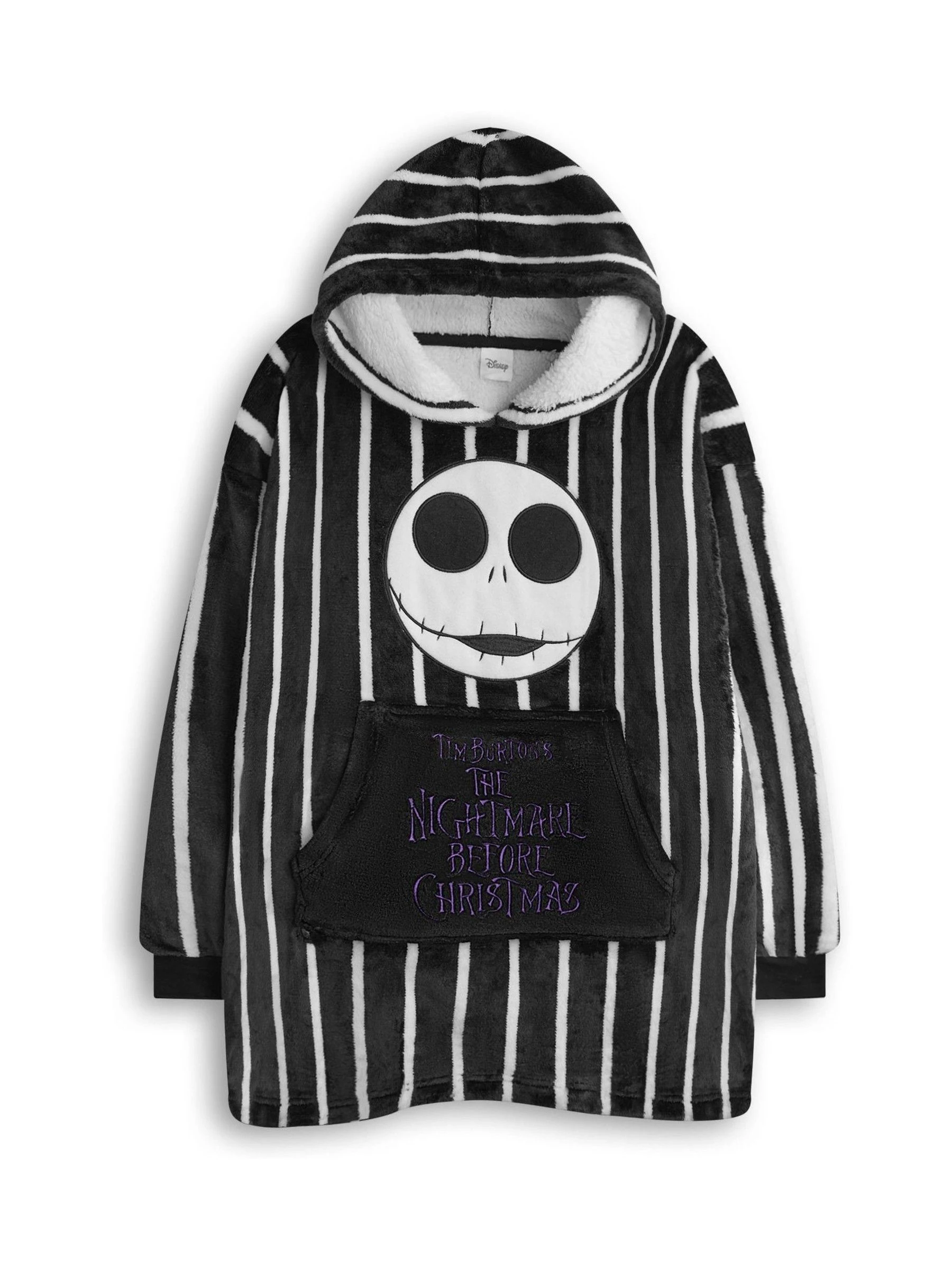 Vanilla Underground Unisex Kinder Disney Nightmare Before Christmas deken-hoodie