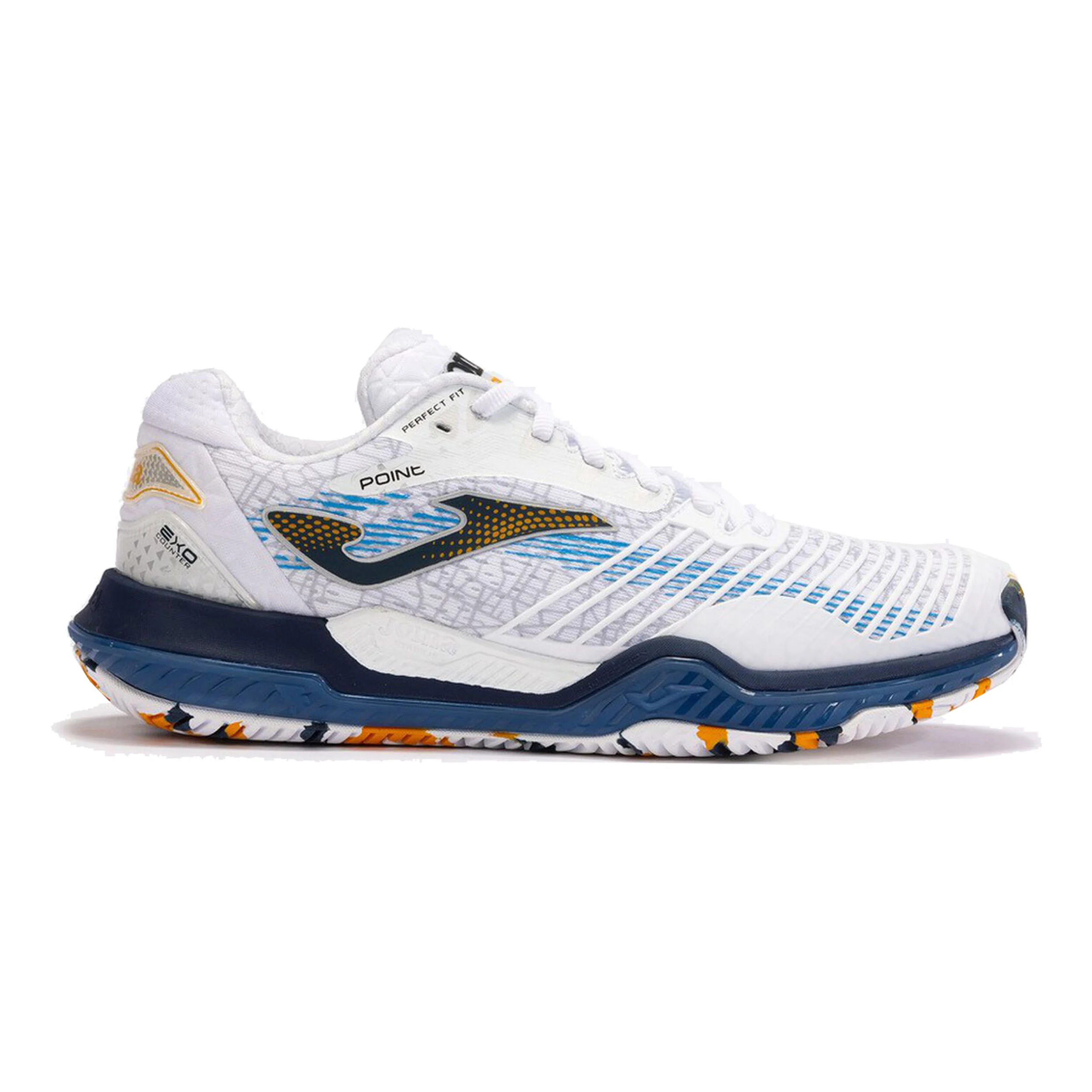 Joma Point Chaussures Toutes Surfaces Hommes - Blanc , Bleu Foncé