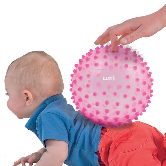 Balle sensorielle rose