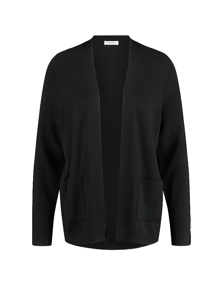 GERRY WEBER Strickjacke schwarz