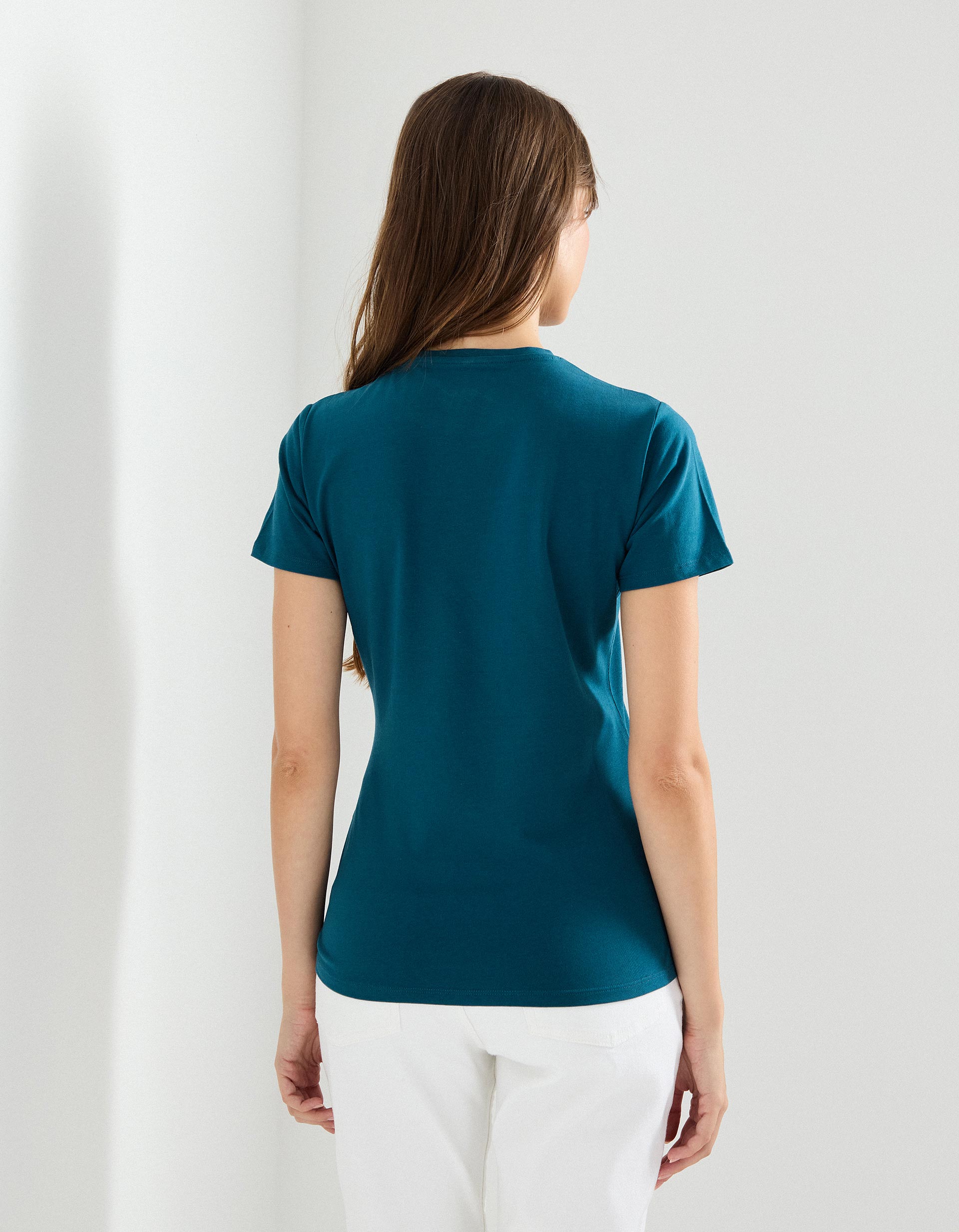 T-shirt, Mulher, Azul Escuro