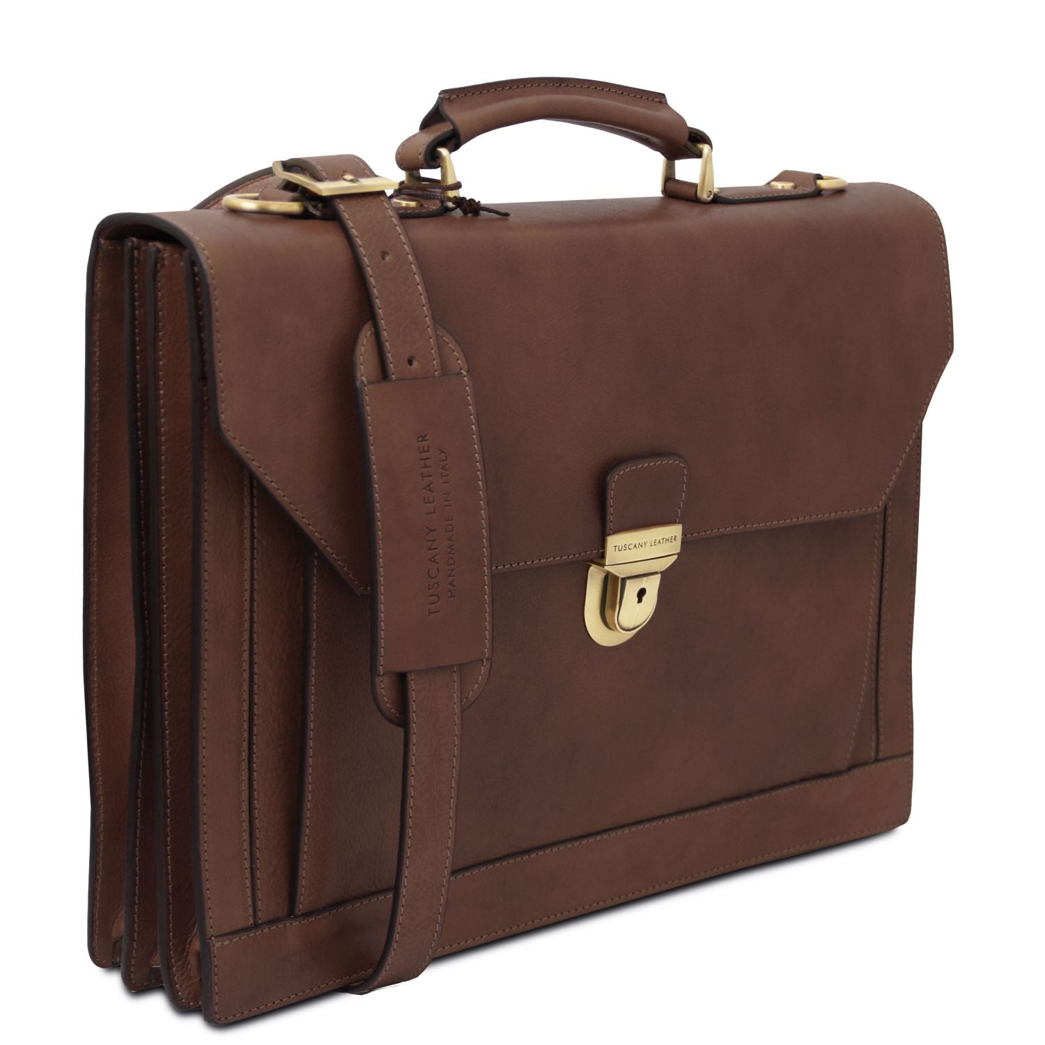 TL142448 – Cremona – leren Aktetas 3 compartments