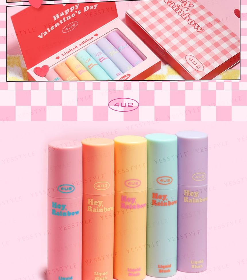 4U2 - Hey Rainbow Liquid Blush