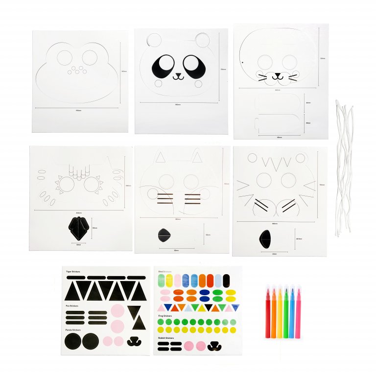 DIY Tiermasken Set