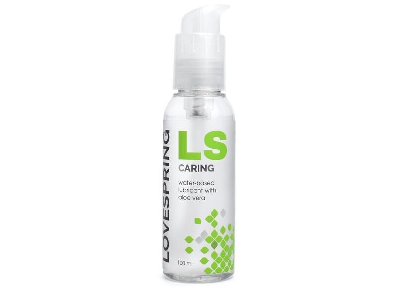Lovespring Gleitgel LS Caring 100 ml Veganes Gleitmittel mit Aloe Vera
