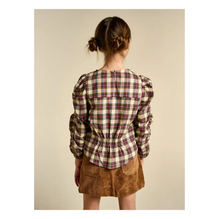 Bellerose Blouse Aladin Carreaux | Ecru