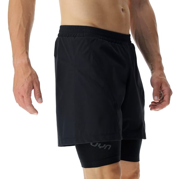 Short running UYN MAN RUNNING EXCELERATION OW PERFORMANCE 2IN1 SHORT BLACK/CLOUD