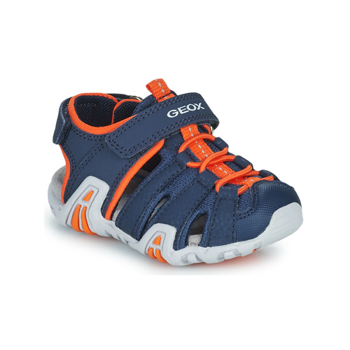 Geox - B SANDAL KRAZE A - Marine / Orange