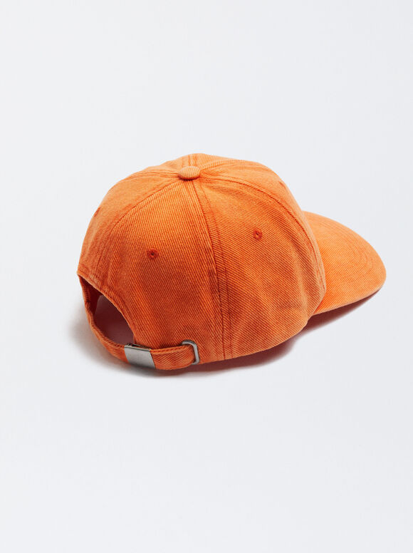 Boné jeans - Laranja