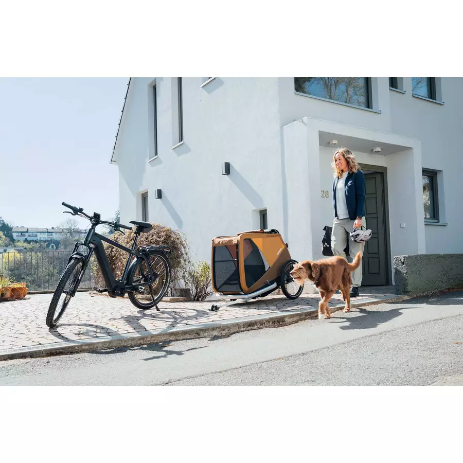 CROOZER Hundeanhänger Dog Mikke Colourful Journey