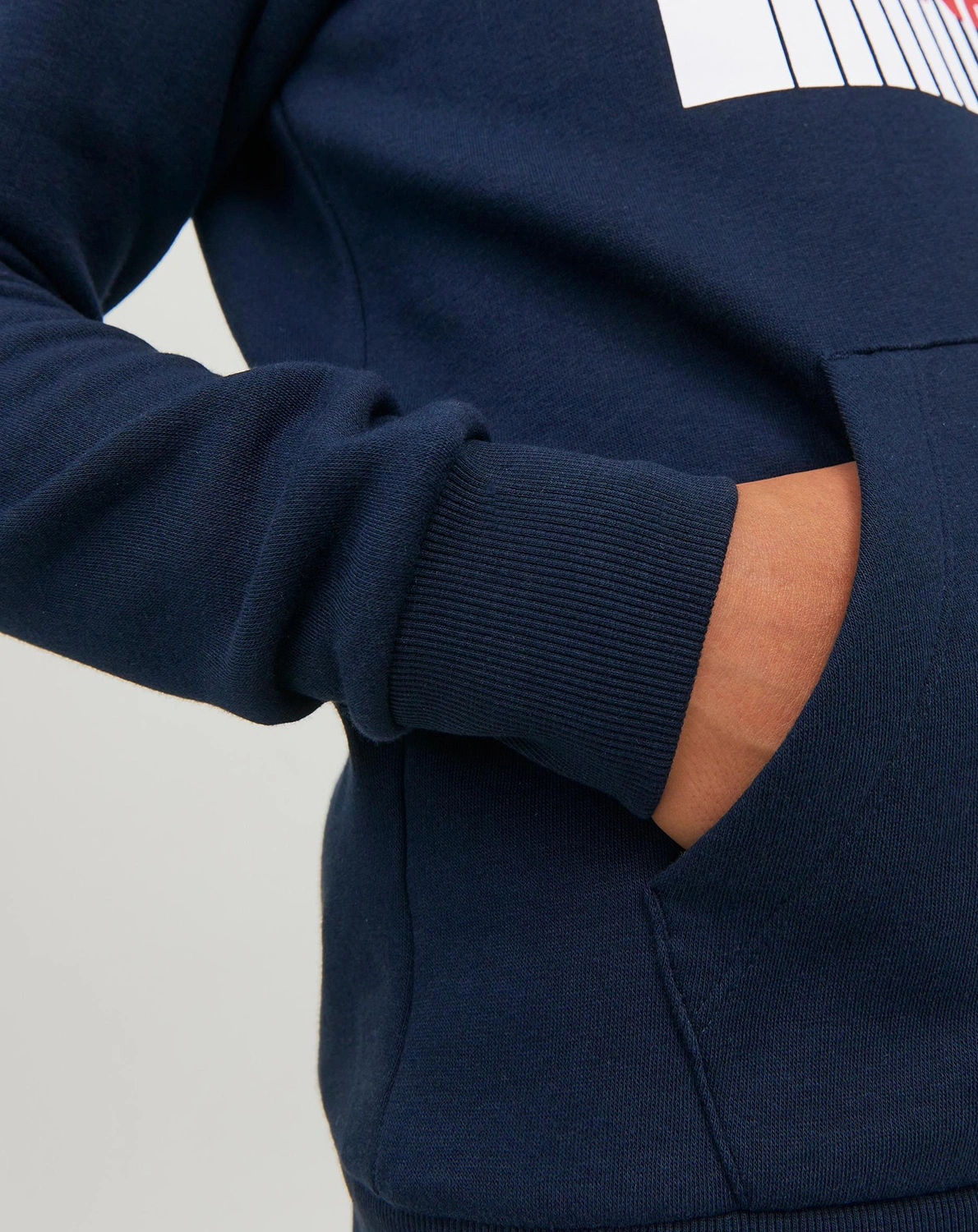 Kapuzenpullover LOGO in navy blazer