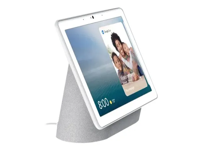 Google Nest Hub Max, Google Assistant, Rektandel, Hvid, 25,4 cm (10
